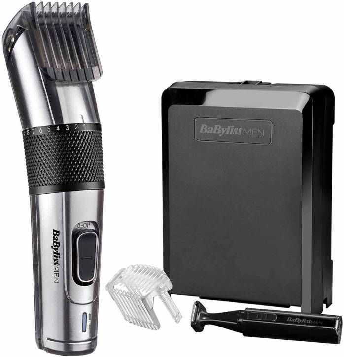 BaByliss E977E scheer -, knip en trimapparaat Zwart, Roestvrijstaal