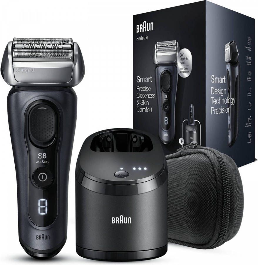 Braun Series 8 8463cc Elektrisch Scheerapparaat Voor Mannen Met 5 in 1 Smartcare Center