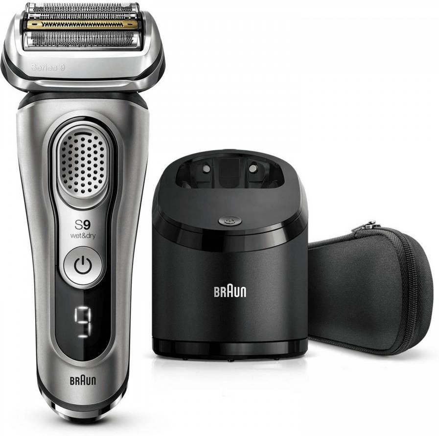 Braun Series 9 9365cc Grafiet Elektrisch Scheerapparaat Met Reinigingsstation