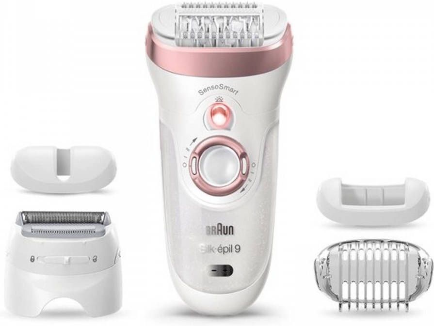 Braun Silk épil 9 725 Epilator Voor Langdurige Ontharing Wit/roségoud
