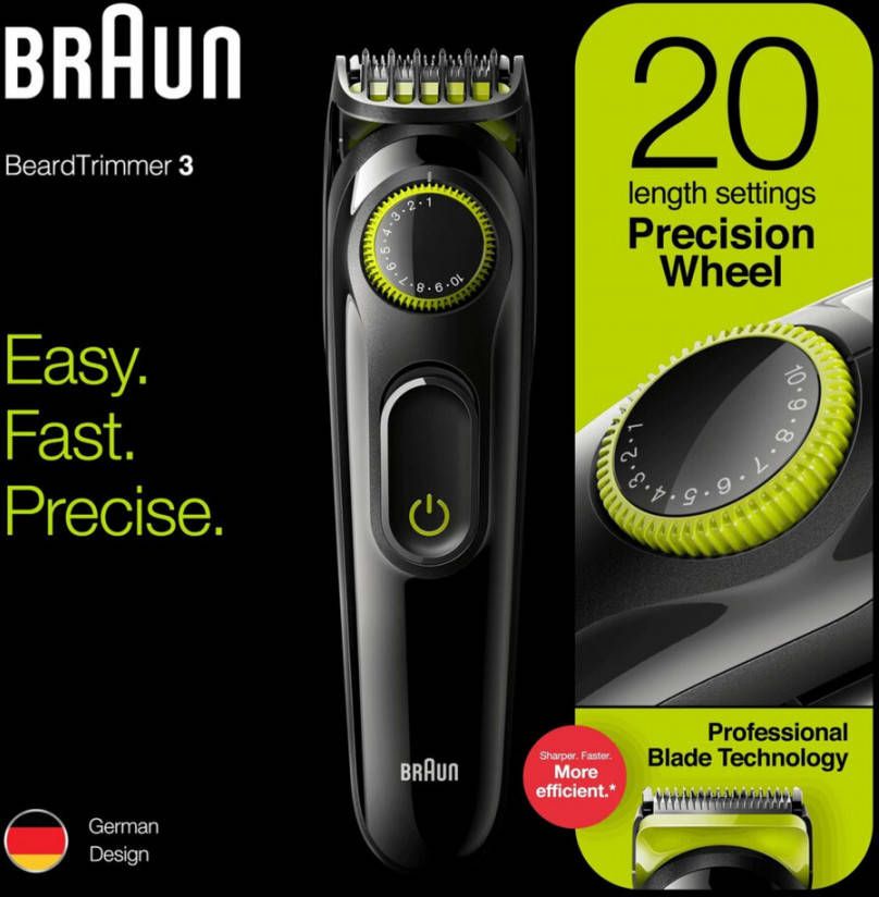 Braun BT3221 Baardtrimmer, Trimmer en Haartrimmer 1 Stuks