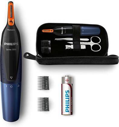 Philips Nosetrimmer series 5000 Comfortabele neustrimmer en manicureset NT5180/15