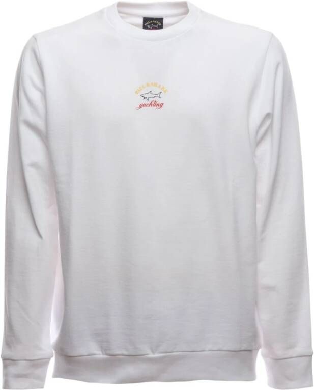 PAUL & SHARK Sweatshirt for men 21411882 010 , Wit, Heren