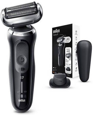 Braun Series 7 70 n1200s Elektrisch Scheerapparaat Met Precisietrimmer, Zilver