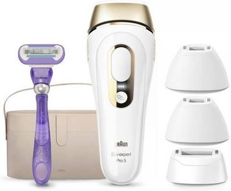 Braun IPL ontharingsapparaat Silk expert Pro 5 PL5347 voor blijvend zichtbare ontharing voor dames en heren