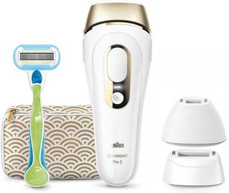 Braun IPL ontharingsapparaat Silk expert Pro IPL PL5237 voor blijvend zichtbare ontharing voor dames en heren