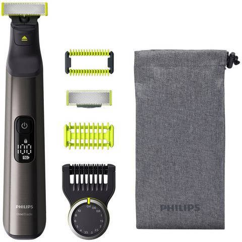Philips Elektrisch scheerapparaat OneBlade Pro QP6550/30 Precisiekam met 14 instellingen/nat of droog te gebruiken