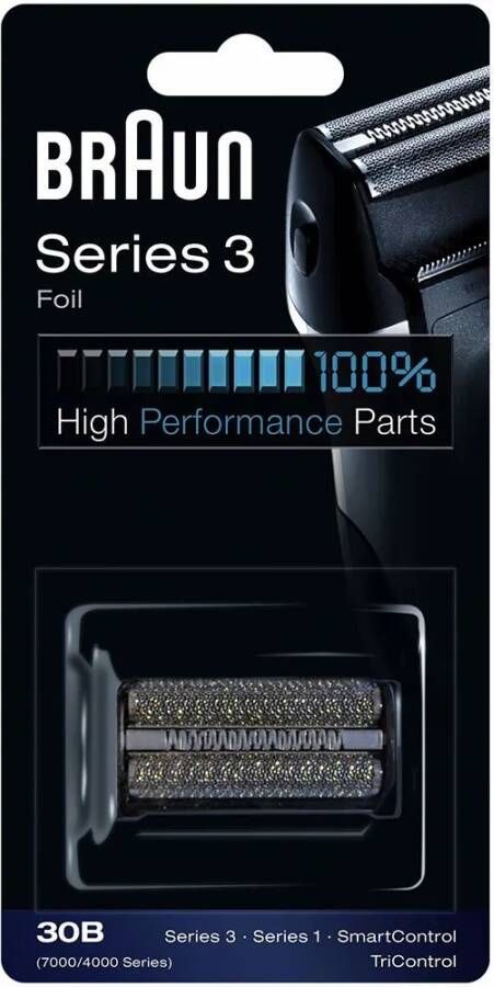 Braun Extra scheerkop Scheerfolie 30B voor de oude series 3 scheerapparaten tot 2014